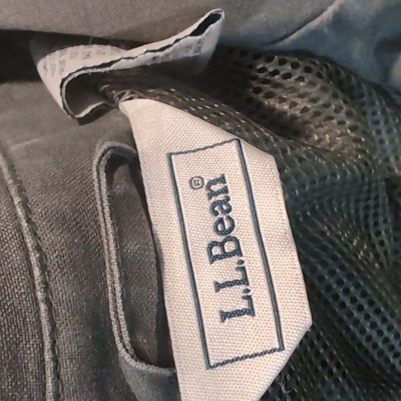 L.L. Bean Men's green khaki vented safari travel size 42 short jacket - Picture 13 of 16